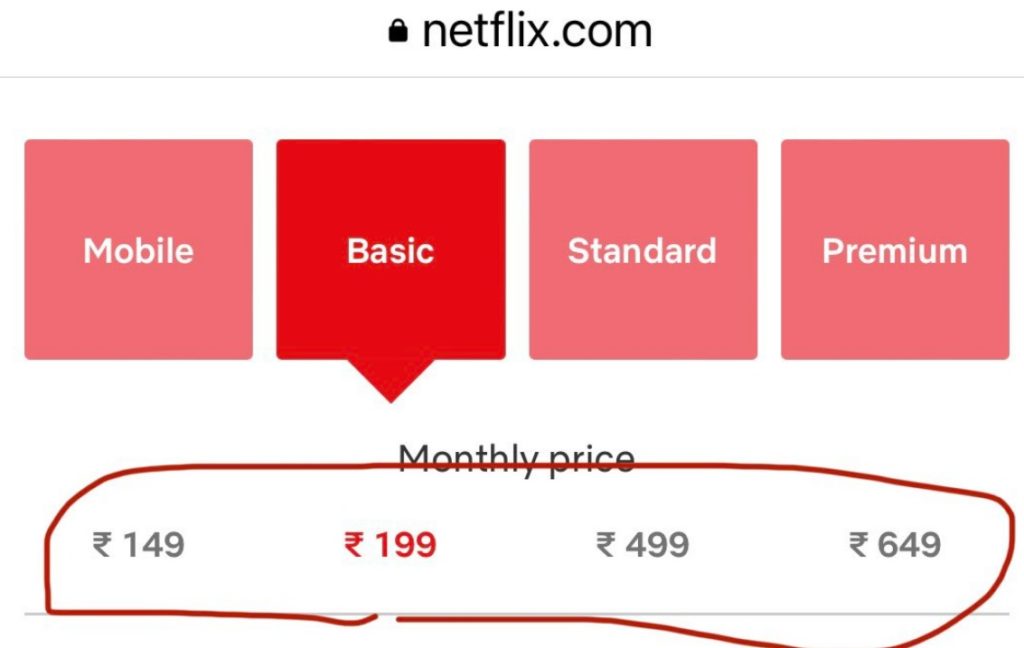 Netflix　インド契約